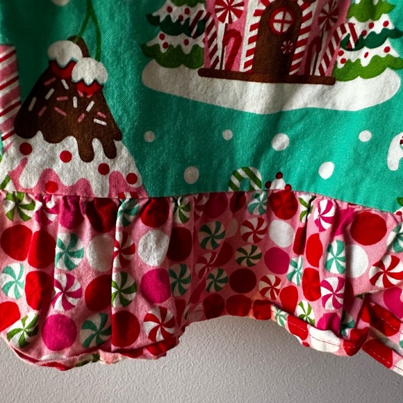 Baxter & Beatrice Christmas Cupcake Gingerbread House Dress Size 4T - Picture 8 of 10